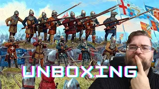 Unboxing Agincourt French Infantry 1415-29 from Perry Miniatures