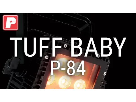 Product video thumbnail for Mega Lite Tuff Baby P-84 7x12W RGBAW IP-64 Rated LED Wash Light