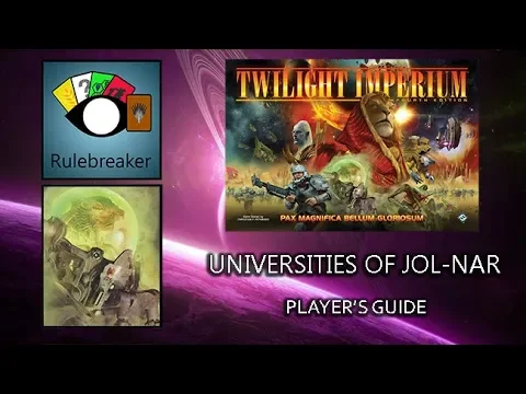 Universities of Jol Nar Player's Guide - Twilight Imperium 4th Edition