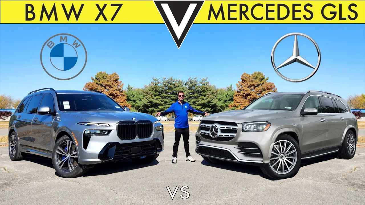 FLAGSHIP SUV FIGHT! -- 2023 BMW X7 vs. 2023 Mercedes GLS: Comparison