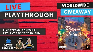 LIVE - Dinner in Paris - Playthrough & Worldwide Giveaway
