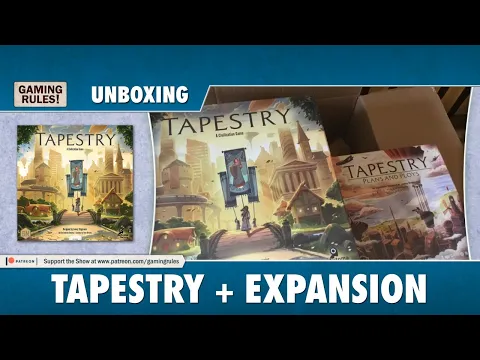 Tapestry & Expansion - Live Unboxing and discussion