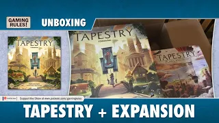 Tapestry & Expansion - Live Unboxing and discussion