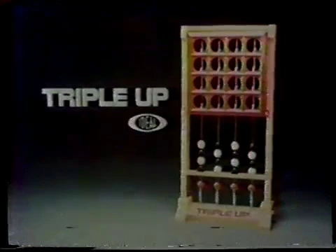 Triple Up Game by Ideal Commercial 1977