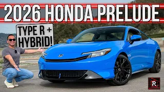 The 2026 Honda Prelude Is A Halo Hybrid Sports Coupe With Civic Type R Hardware