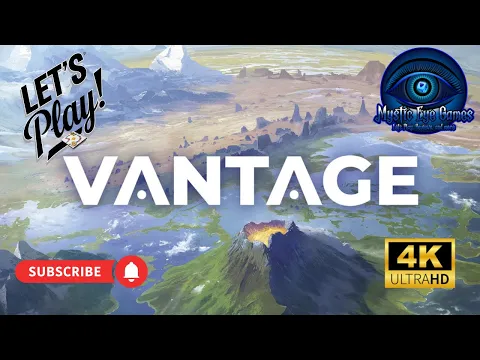 Vantage Board Game Playthrough (Ep 4) | The Rally Back! Near Defeat to Comeback | Mystic Eye Games