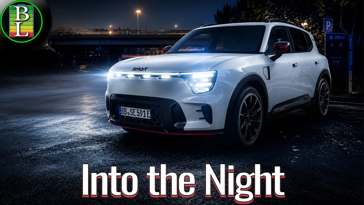 Smart #5 Brabus Night Test 🌙 Matrix LED, Ambient Lighting & Automatic High Beams