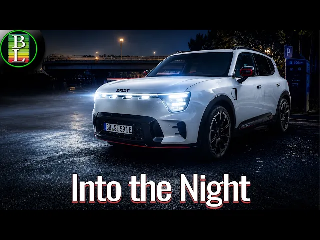 Smart #5 Brabus Night Test 🌙 Matrix LED, Ambient Lighting & Automatic High Beams