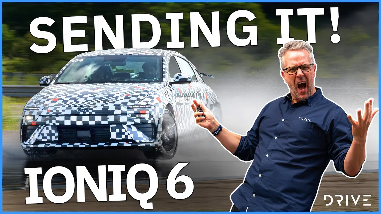 We got a SNEAK PEEK at the new Hyundai Ioniq 6N!