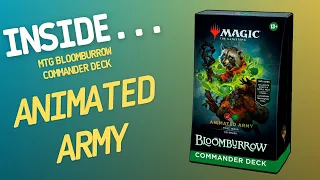 Inside…Magic The Gathering Bloomburrow - Animated Army Commander Deck (4K 60fps)