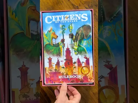 1-Minute Unboxing: Citizens of the Spark – What’s Inside? #shorts #bggcommunity #boardgames