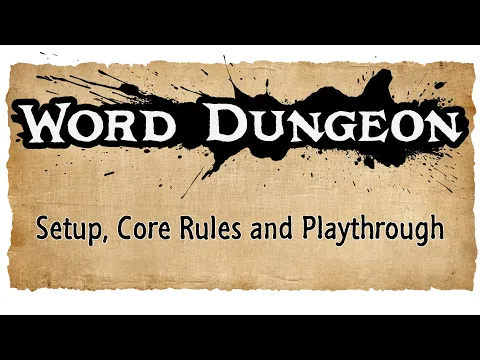 Word Dungeon Kickstarter Playthrough
