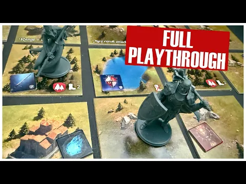 Relic Wars Full Playthrough | Fantasy Tactical Combat | Wargame Boardgame | Flying Pig Games