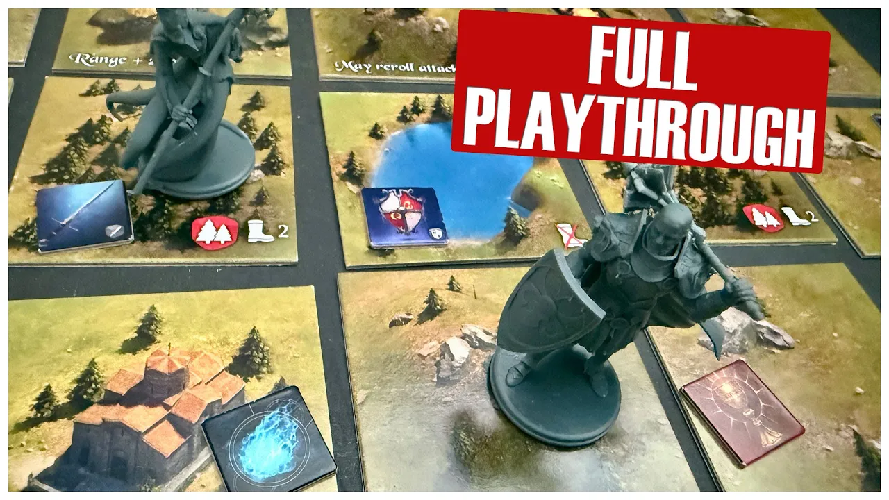 Relic Wars Full Playthrough | Fantasy Tactical Combat | Wargame Boardgame | Flying Pig Games