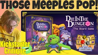 Die in the Dungeon: The Board Game - Clever Name - Kickstarter Critique Review