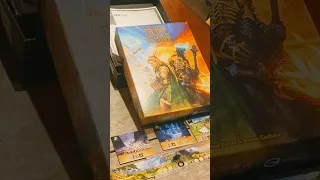 The Lord of the Rings: Duel for Middle-earth #boardgamelife (7 Wonders Duel) #boardgames #七大奇蹟 #魔戒