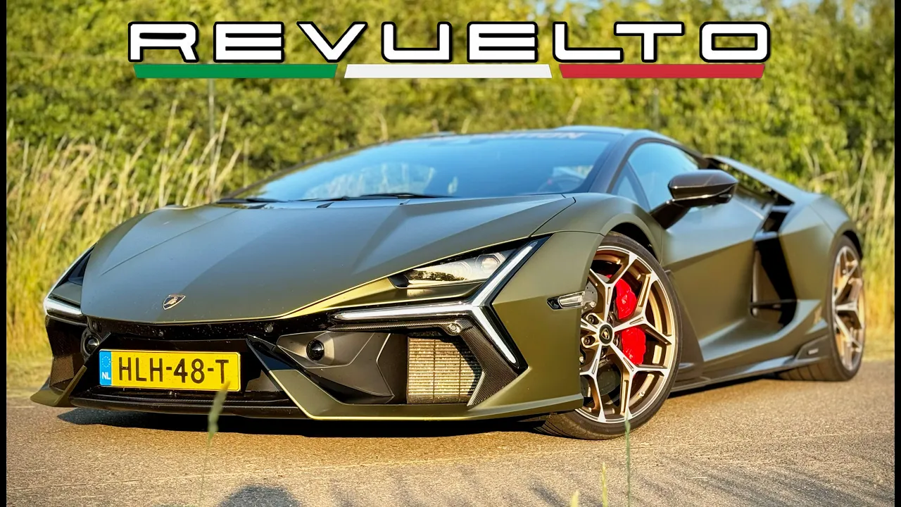LAMBORGHINI REVUELTO V12 // 370KMH REVIEW on UNLIMITED AUTOBAHN!