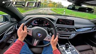 BMW 7 Series G11 750i 4.4 V8 BiTurbo 530HP POV | M Sport Exhaust