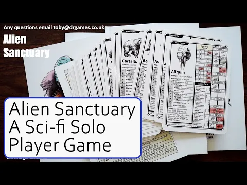 Alien Sanctuary | A Solo Player Sci-Fi Game