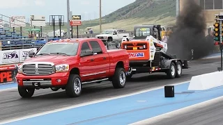 1/8 Mile Trailer Tow - Day 3 of 2015 Diesel Power Challenge!