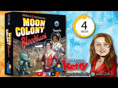 Cómo jugar Moon Colony Bloodbath en 4 minutos [Juego de Mesa / JcK / Rio Grande Games / Devir]