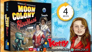 Cómo jugar Moon Colony Bloodbath en 4 minutos [Juego de Mesa / JcK / Rio Grande Games / Devir]