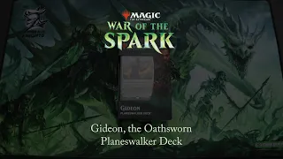 Magic: The Gathering: War of the Spark: Gideon, the Oathsworn Planeswalker Deck