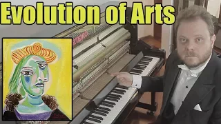 Evolution of Art (1800 AD - 2017) - Music, Paintings and Furniture