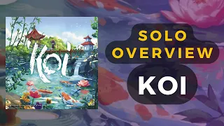 Koi Board Game - Solo Overview | DaniCha