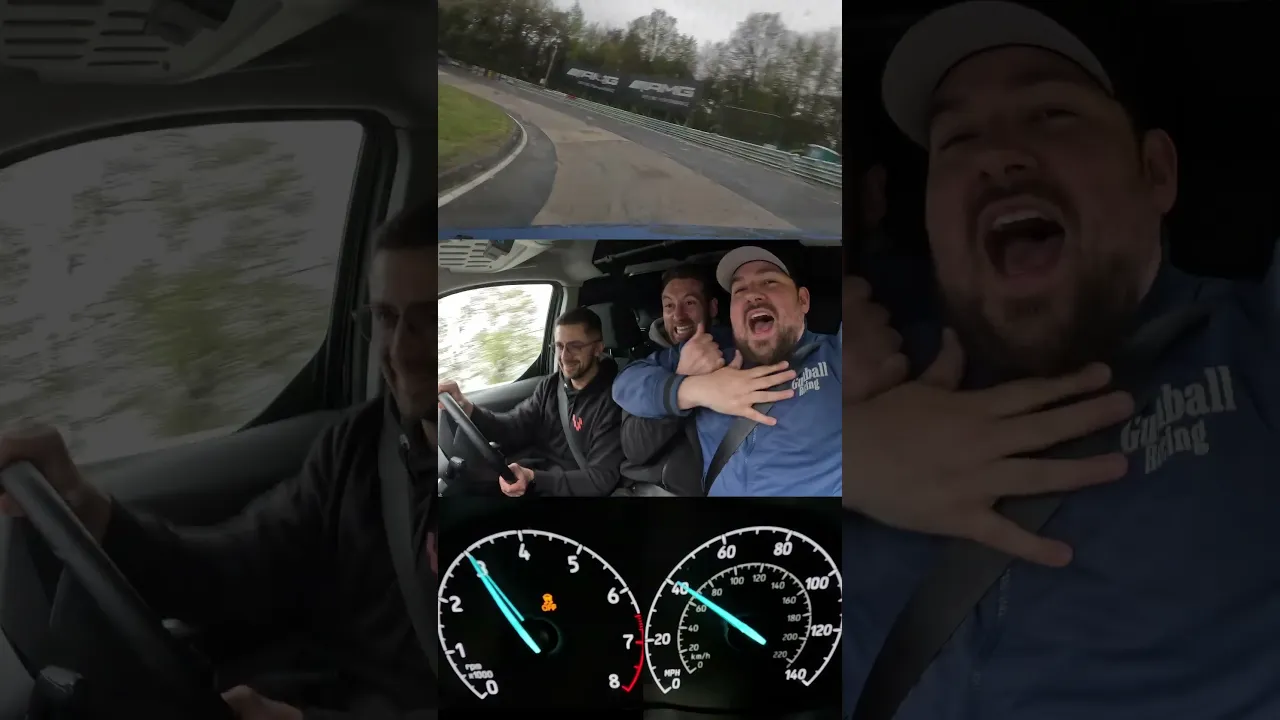 THE FASTEST YOUTUBER in Ford Transit on the Nürburgring!