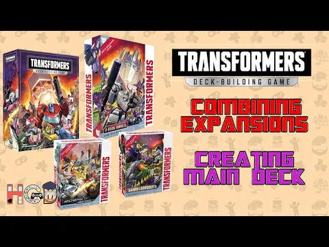 How to Combine All Sets & Create Main Deck in Transformers: The Deck Building Game
