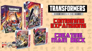 How to Combine All Sets & Create Main Deck in Transformers: The Deck Building Game