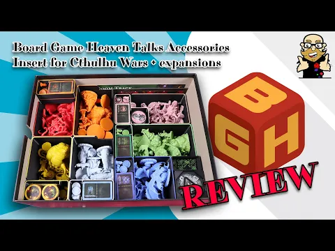 Board Game Heaven Talks Accessories 76: 3D Printable Insert for Cthulhu Wars + Expansions