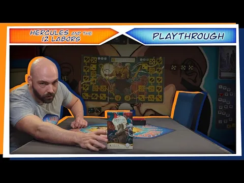 Hercules and the 12 Labors | PLAYTHROUGH | SOLO | Fate of the Dice