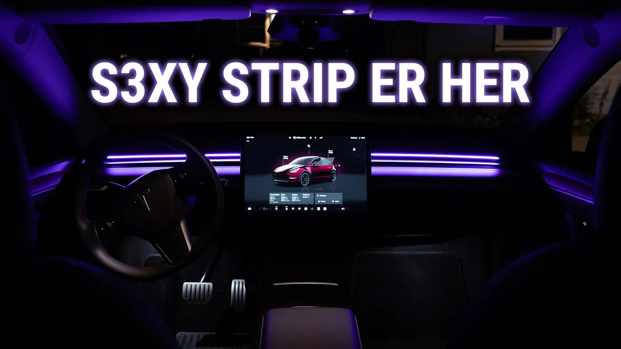 Første gang jeg kan anbefale lys til din Tesla Model Y og 3!