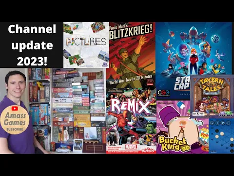 2023 board game update - welcome to the channel AmassGames #gaming #games #games #tabletop #list