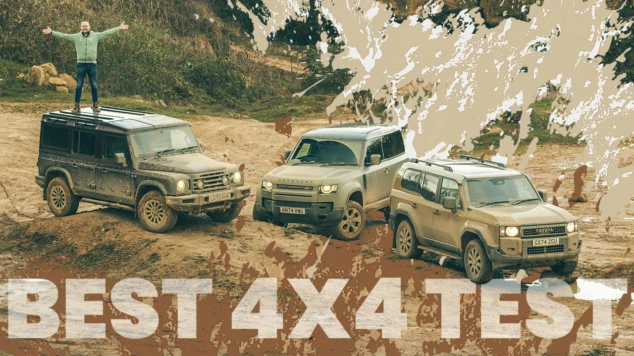 Off-road mega test - what's the best 4x4? | Land Cruiser takes on Defender and Grenadier