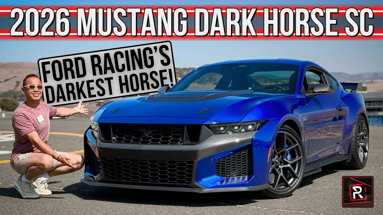 Supercharged Track Weapon! | 2026 Ford Mustang Dark Horse SC | First Drive Review