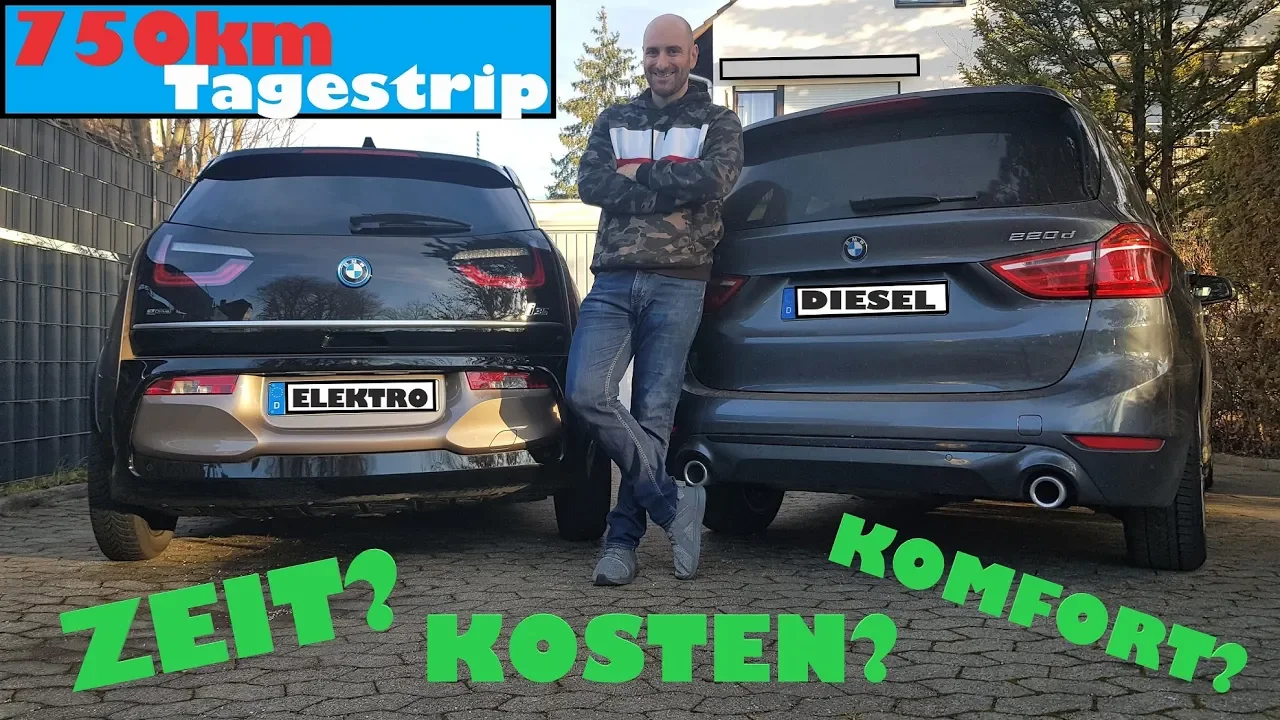 Diesel vs. Elektro - Unterschied in ZEIT - KOSTEN - KOMFORT!