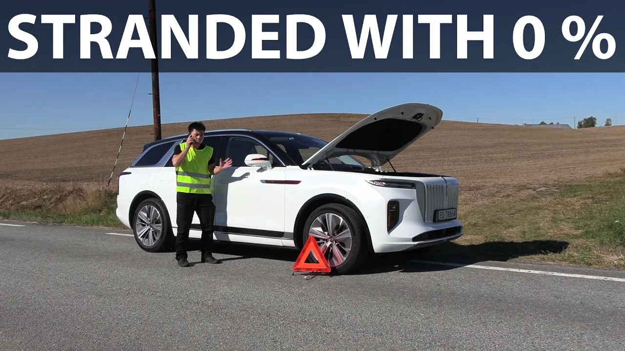 I drove Hongqi E-HS9 until the battery died