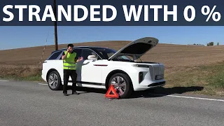 I drove Hongqi E-HS9 until the battery died