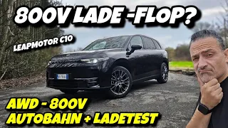 Winterreichweite & Ladezeit. Leapmotor C10 AWD mit 800 Volt. #ev