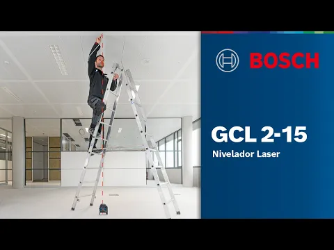 Nível a Laser Vermelho 15m GCL 2-15 Bosch