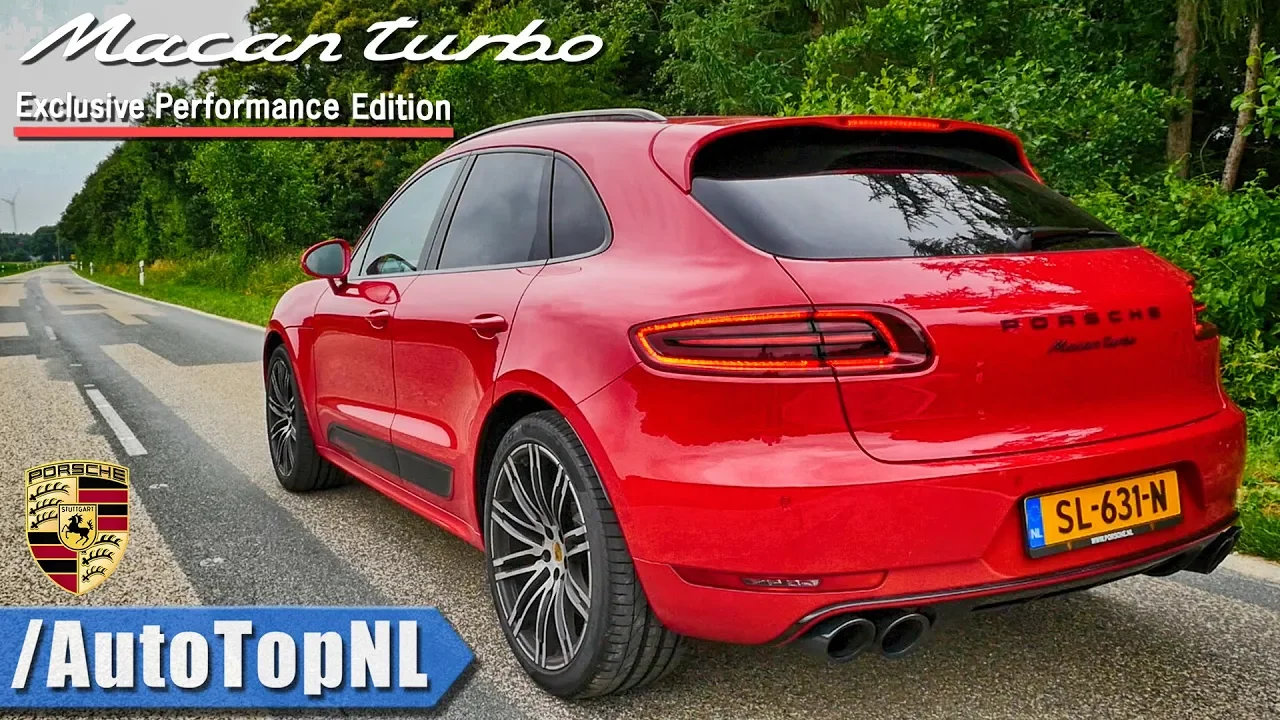 440HP Porsche MACAN TURBO Performance | DRIFTS Exhaust SOUND TUNNEL & AUTOBAHN ONBOARD by AutoTopNL