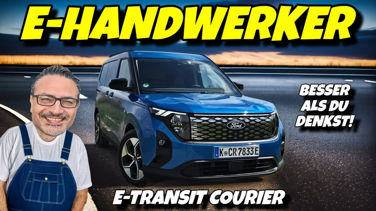 Elektro für Handwerker! Ford E-Transit Courier überrascht im großen Test. #ev