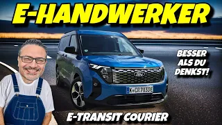Elektro für Handwerker! Ford E-Transit Courier überrascht im großen Test. #ev