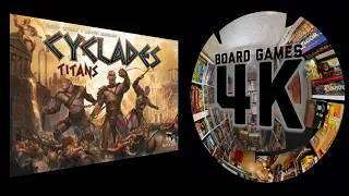 Cyclades + Titans & Monuments Expansion 4 Player Playthrough