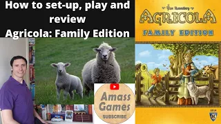 How to setup play and review Agricola Family edition