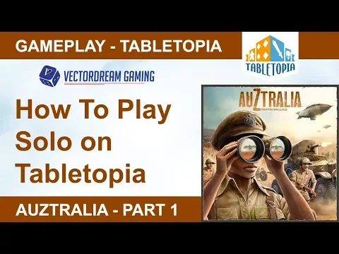 Auztralia - Solo Gameplay on Tabletopia 1