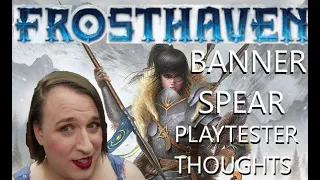 Frosthaven BANNER SPEAR Analyzed - All Cards level 1-9